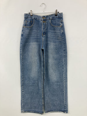 jasmine/ジャスミン/デニムパンツ/パンツ/ブルー/L