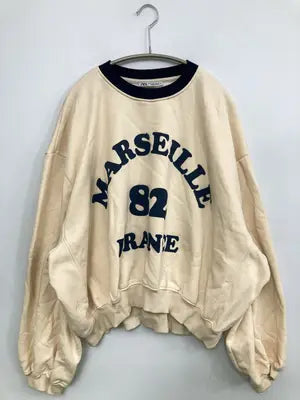 ZARA/ザラ/スウェット/トップス/アイボリー/EUR L