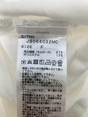 JEANASIS/ジーナシス/シャツ/ブラウス/トップス/ホワイト/F