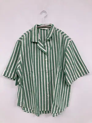 UNIQLO/ユニクロ/シャツ/ブラウス/トップス/グリーン/M