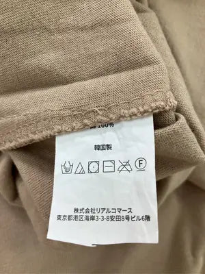 Tシャツ/カットソー/トップス/ベージュ/F