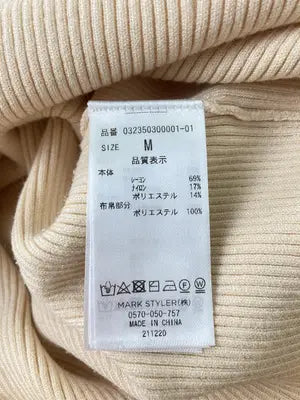 LAGUNAMOON/ラグナムーン/ワンピース/ワンピース/ドレス/ベージュ/M