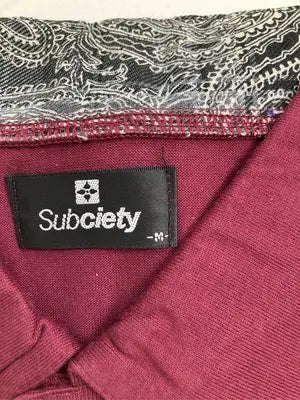 Subciety/サブサエティ/ポロシャツ/トップス/レッド/M