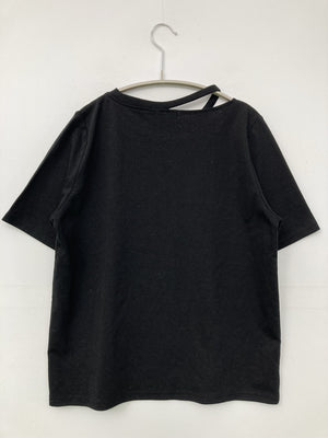 apres jour mignon/アプレジュールミニョン/Tシャツ/カットソー/トップス/ブラック/F