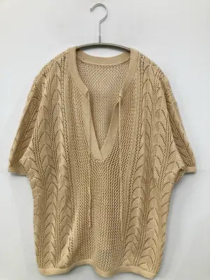 LOWRYS FARM/ローリーズファーム/ニット/セーター/トップス/ベージュ/F