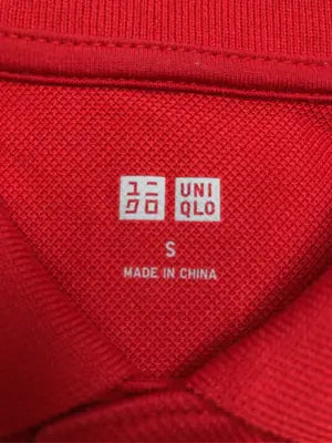 UNIQLO/ユニクロ/ポロシャツ/トップス/レッド/S