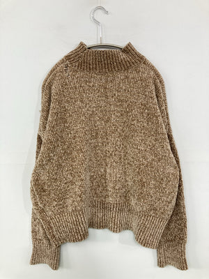 ITEMS/アイテムズ/ニット/セーター/トップス/ブラウン/Free