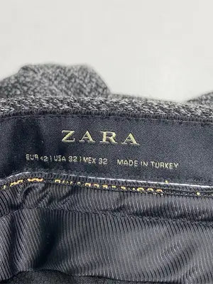 ZARA/ザラ/スラックス/パンツ/グレー/USA 32