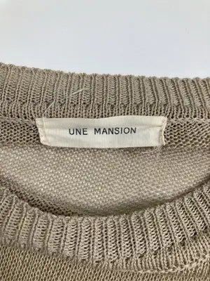 UNE MANSION/ウメマンション/ニット/セーター/トップス/ベージュ/F