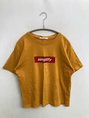 Tシャツ/カットソー/トップス/イエロー/M