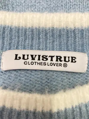 LUVISTRUE/ニット/セーター/トップス/スカイブルー/FREE