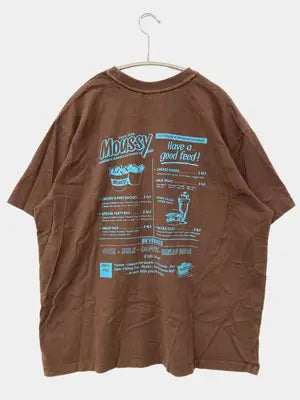 MOUSSY/マウジー/Tシャツ/カットソー/トップス/ブラウン/FREE