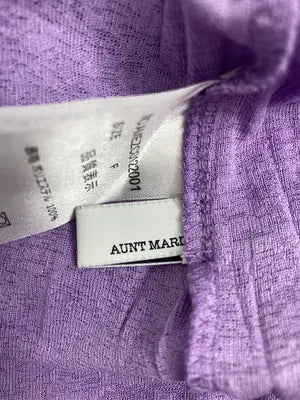 AUNT MARIE'S/アントマリーズ/Tシャツ/カットソー/トップス/パープル/F