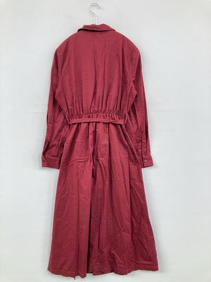 Clcamino/シャツワンピース/ワンピース/ドレス/レッド