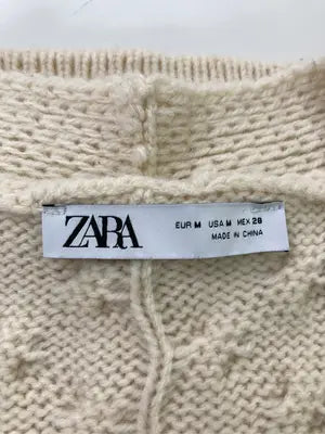 ZARA/ザラ/カーディガン/ボレロ/トップス/アイボリー/EUR M/USA M/ MEX 28