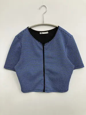 ZARA/ザラ/Tシャツ/カットソー/トップス/ブルー/S