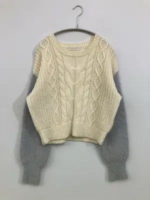 CECIL McBEE/セシルマクビー/ニット/セーター/トップス/アイボリー/M