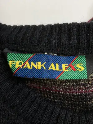 FRANK ALEXS/ニット/セーター/トップス/ブラック/54