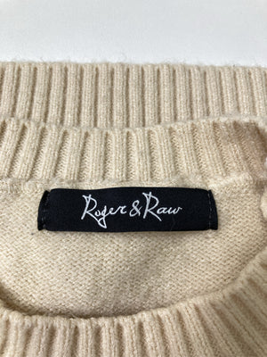 ROGER AND RAW/ロジャーアンドロウ/ニット/セーター/トップス/ベージュ/M