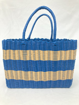 カゴバッグ/バッグ/ブルー