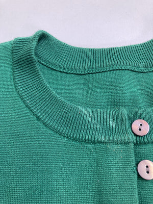 カーディガン/ボレロ/トップス/グリーン/F