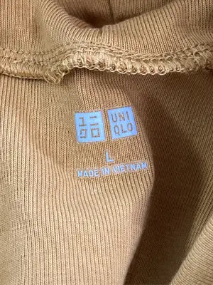 UNIQLO/ユニクロ/Tシャツ/カットソー/トップス/ブラウン/L