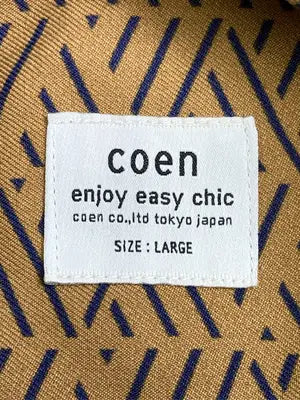 coen/コーエン/シャツ/ブラウス/トップス/ブラウン/LARGE