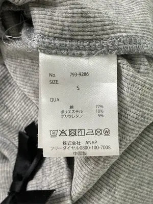 ANAP/アナップ/Tシャツ/カットソー/トップス/グレー/S
