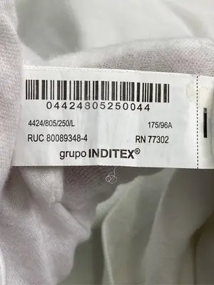 ZARA/ザラ/Tシャツ/カットソー/トップス/ホワイト/USA L