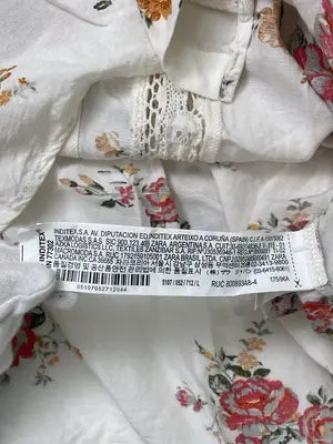 ZARA/ザラ/シャツ/ブラウス/トップス/ホワイト/USA L