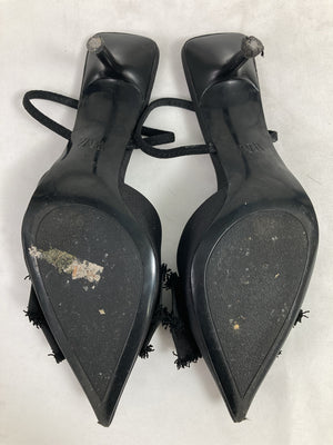 ZARA/ザラ/サンダル/シューズ/ブラック/27