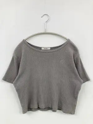 NICE CLAUP/ナイスクラップ/Tシャツ/カットソー/トップス/グレー/F