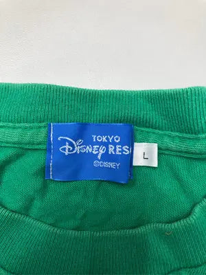 TOKYO DISNEY RESORT/トウキョウディズニーリゾート/Tシャツ/カットソー/トップス/グリーン/L