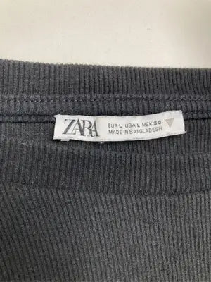 ZARA/ザラ/ノースリーブ/トップス/ブラック/EUR L/USA L/MEX 30