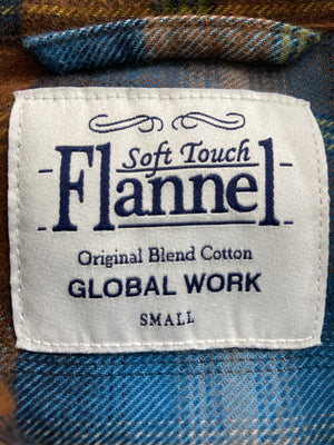 FLANNEL/フランネル/シャツ/ブラウス/トップス/ブラウン/S