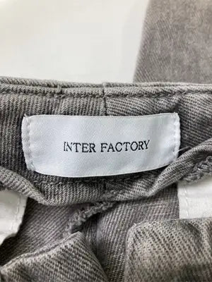 INTER FACTORY/インターファクトリー/デニムパンツ/パンツ/ブラック/M