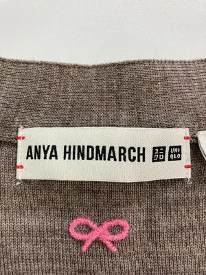 ANYA HINDMARCH/カーディガン/ボレロ/トップス/ブラウン/L