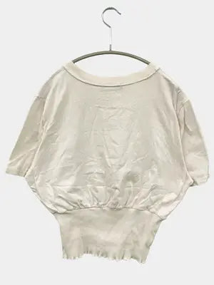 ZARA/ザラ/Tシャツ/カットソー/トップス/アイボリー/USA M