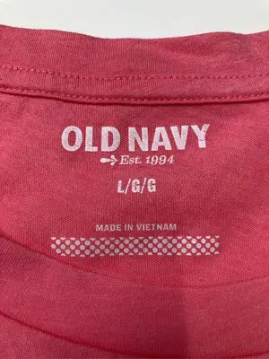 OLD NAVY/オールドネイビー/Tシャツ/カットソー/トップス/レッド/L