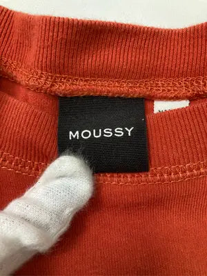 MOUSSY/マウジー/Tシャツ/カットソー/トップス/オレンジ/F