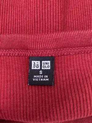 UNIQLO/ユニクロ/Tシャツ/カットソー/トップス/レッド/S