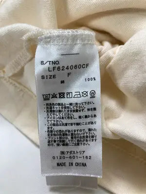 LOWRYS FARM/ローリーズファーム/Tシャツ/カットソー/トップス/アイボリー/F
