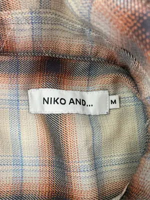 niko and .../ニコアンド/シャツ/ブラウス/トップス/ベージュ/M