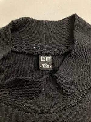 UNIQLO/ユニクロ/Tシャツ/カットソー/トップス/ブラック/M