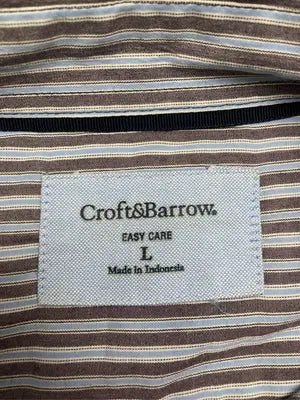croft&barrow/クラフトアンドバロー/シャツ/ブラウス/トップス/グレー/L