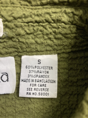 apparenza/シャツ/ブラウス/トップス/ライトグリーン/S