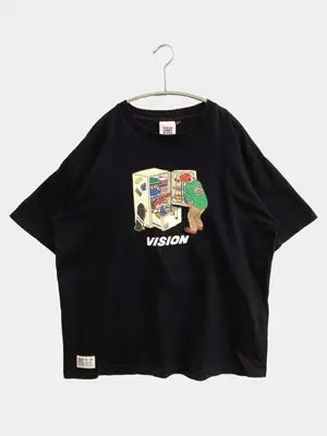 VISION STREET WEAR/ヴィジョンストリートウェア/Tシャツ/カットソー/トップス/ブラック/M