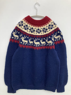 ニット/セーター/トップス/ネイビー