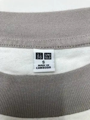 UNIQLO/ユニクロ/Tシャツ/カットソー/トップス/グレー/S