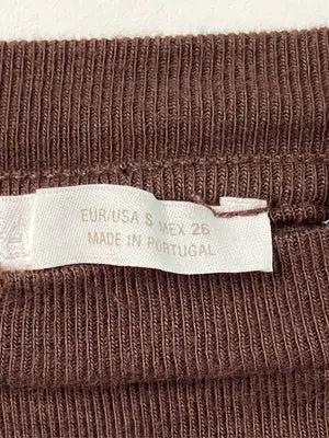 ZARA/ザラ/Tシャツ/カットソー/トップス/ブラウン/USA S